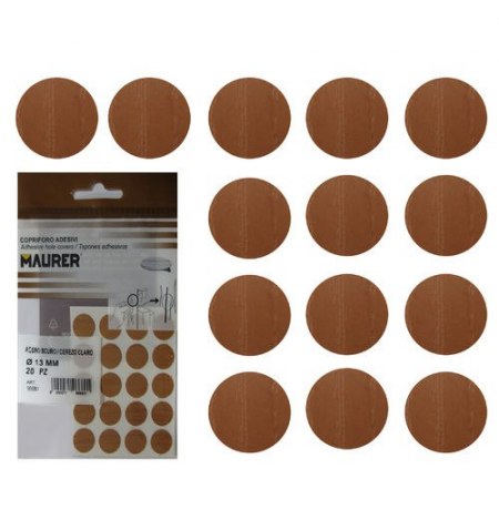 Tapatornillos Adhesivos Maple (Blister 20 unidades)