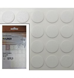 Tapatornillos Adhesivos Blanco (Blister 20 unidades)