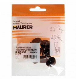 Deslizante Grande Marron Ø20 (Blister 8 Unidades)