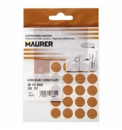 Tapatornillos Adhesivos Cerezo Claro (Blister 20 unidades)