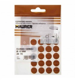 Tapatornillos Adhesivos Cerezo (Blister 20 unidades)