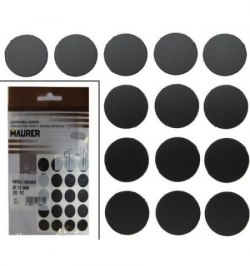 Tapatornillos Adhesivos Negro (Blister 20 unidades)
