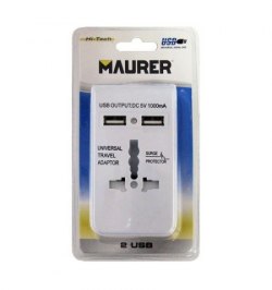 Kit Universal Adaptador Viaje Con USB