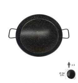 Paellera Valenciana Esmaltada   6 personas/ 34 cm