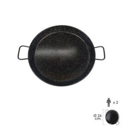 Paellera Valenciana Esmaltada   2 personas / 26 cm.