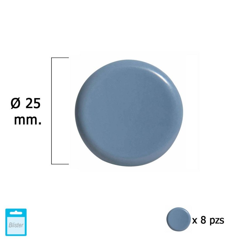 Deslizante Gris Ptfe Ø25 (Blister 8 Unidades)