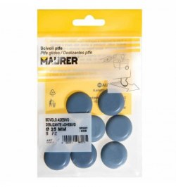 Deslizante Gris Ptfe Ø25 (Blister 8 Unidades)