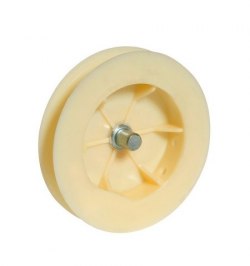 Disco Persiana Plastico Espiga Metal 120x40 mm. Cinta 18 mm.