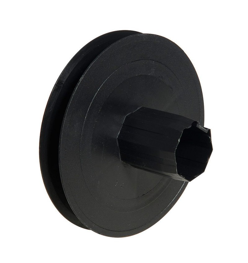 Disco Persiana Plastico Espiga Metalica 136x40 mm. Cinta 14 mm.