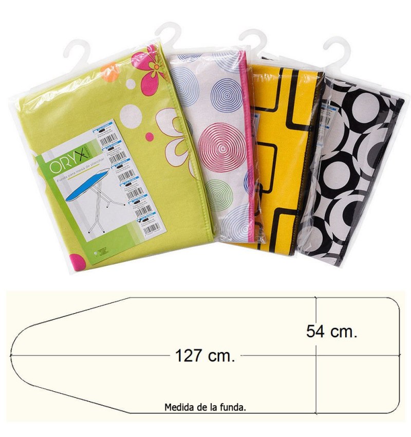 Funda Mesa Plancha Espuma Muleton 127x54 cm.