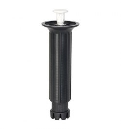 Pata Regulable Fija 13 / 20 cm. Negro