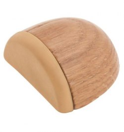Tope Puerta Wolfpack Adhesivo Madera 1/2 Luna Roble  (Caja de 25 unidades)