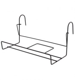 Soporte Para Jardinera Con Gancho Seguridad 15x40 cm.