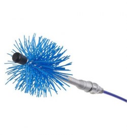 Deshollinador Cepillo Kit Estufas Pellets 2 Metros x 80 mm.
