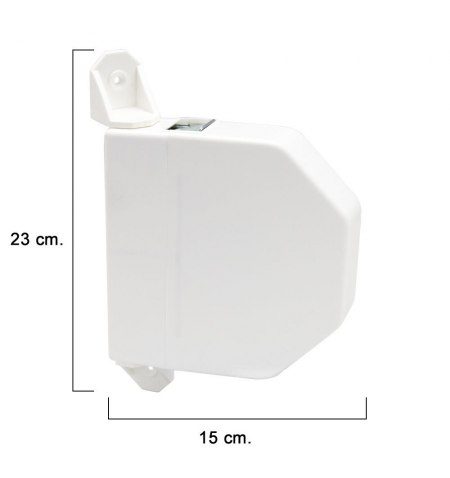 Recogedor Persiana Abatible Blanco Cinta 22 mm.