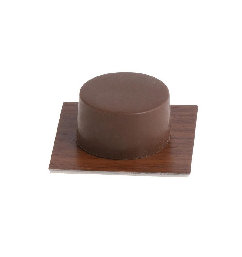 Tope Puerta Wolfpack Adhesivo Madera Oscura