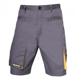 Pantalones de Trabajo Cortos Gris/Amarillo Talla 42/44 M